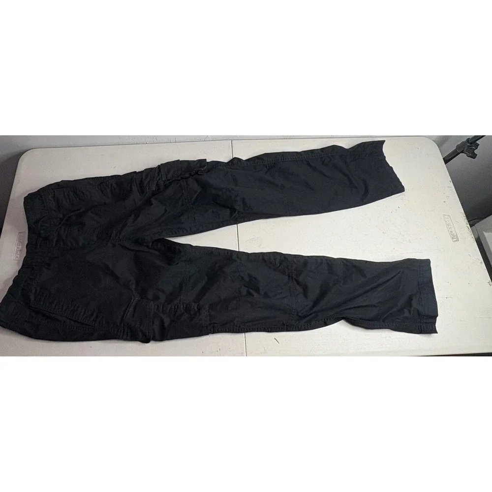 Hollister Slim Straight Cargo Pants Black Epic Flex  Size XS